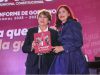 Presenta Rosy Wong Primer Informe de Gobierno con la gobernadora Delfina Gómez como testigo