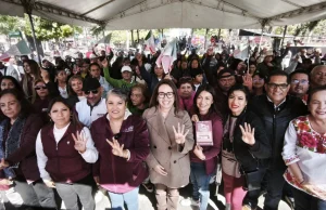 Total Apoyo de mexiquenses a Claudia Sheinbaum: LuzMa Hernández Bermúdez