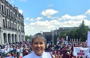 Miles de Mexiquenses abarrotan Plaza de los Mártires en Toluca en Defensa de la soberanía y apoyo a Claudia Sheinbaum y Delfina Gómez : LuzMa Hernández Bermúdez