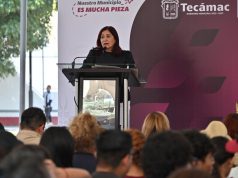 Rosi Wong inaugura el Deportivo Revolución en los Héroes Tecámac