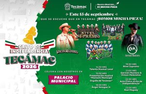Presidenta Municipal Rosi Wong lleva las celebraciones de independencia a cuatro comunidades de Tecámac
